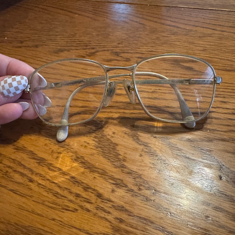 Vintage Gold Wire Frame Glasses
